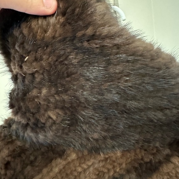 Stunning La Fiorentina Mink Fur Poncho. NWOT - Picture 7 of 9